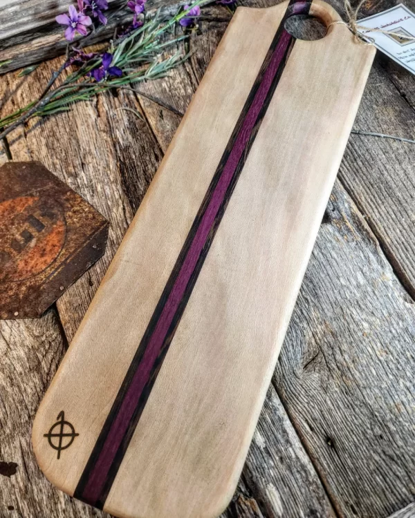 Sycamore, Wenge, & Purpleheart