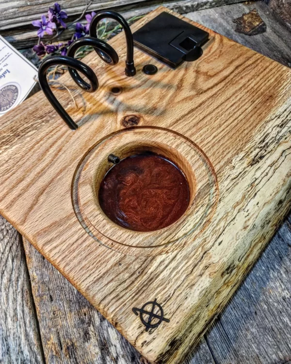Spalted White Oak Infused Grain Cocktail Smoker