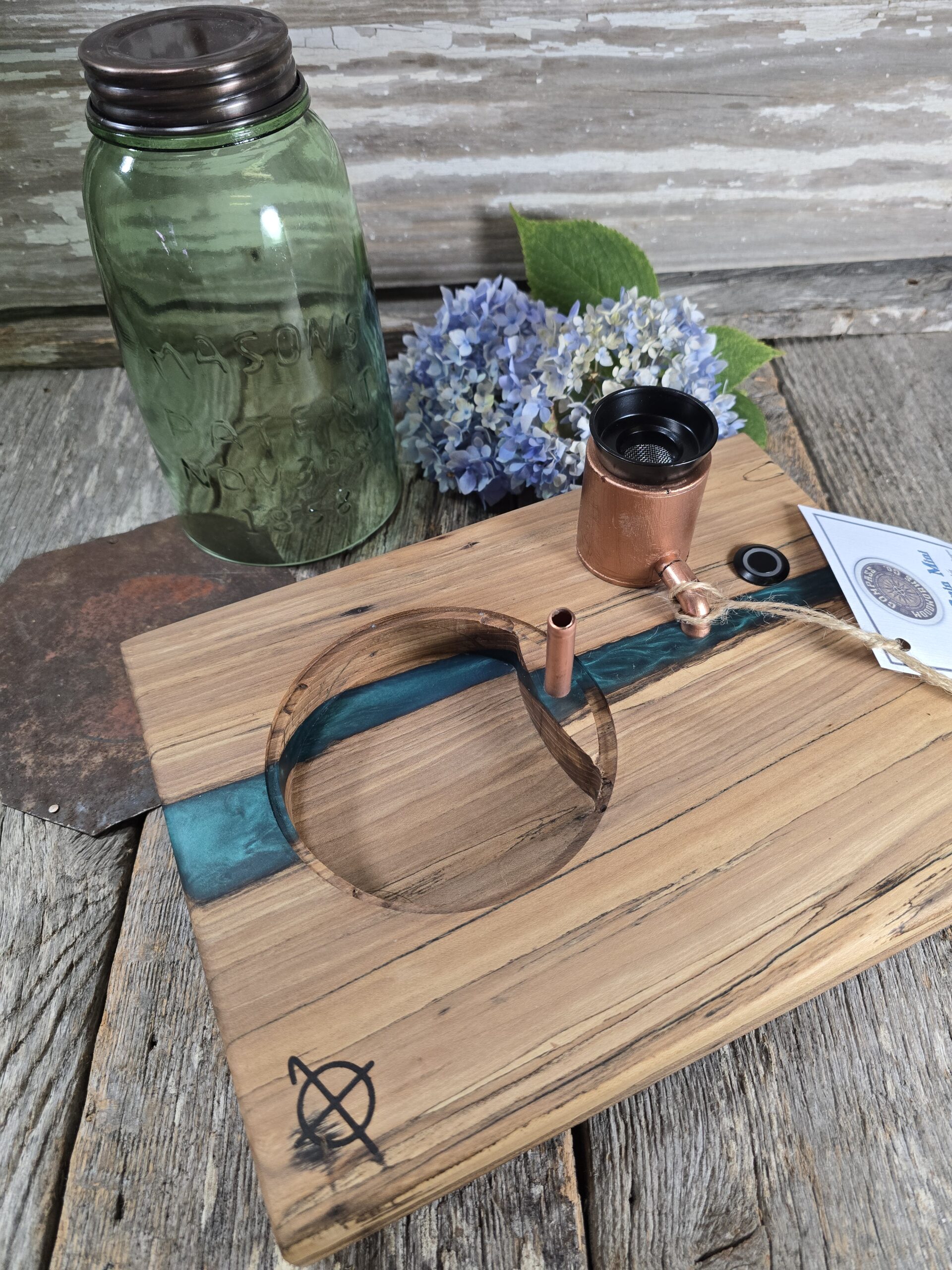 Infused Grain Mini Cocktail Smoker No. 560 – Spalted Elm